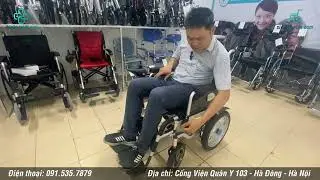 Xe Lăn Điện Dành Cho Người Già Mã HT-02 Dễ Dàng Sử Dụng | Bảo Hành 12 Tháng