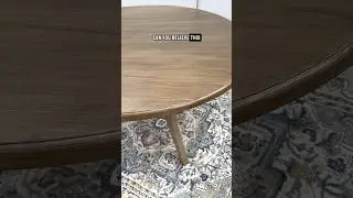 Made a step by step for the viral Pottery Barn faux wood look! #tutorial #fauxwood #furnitureflip