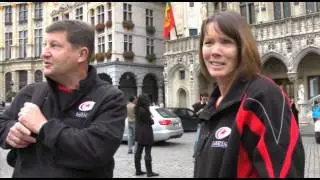 Sarries Fans in Brussels