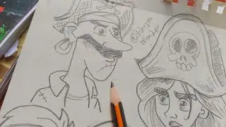 Aprende a dibujar al capit&aacute;n garfio 😀🐦 con este tutorial f&aacute;cil aprender&aacute;s a dibujar 