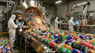 How Millions of Coca-Cola & Monster Cans Are Recycled Every Day: Inside the Factory (Full Process)