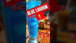 💙 Blue Lagoon Mocktail! Refreshing .🌊✨ #BlueLagoonMocktail #MocktailMagic #viralvideo