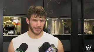 Saints TE Foster Moreau on returning from injury and the offensive struggles