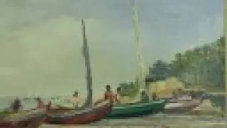 Fishing Boats Awaiting High Tide - Oil Painting Demo - Gary Garrett - Winsor & Newton Water Mixable Oil Colours