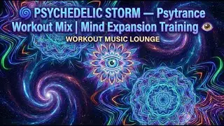 🌀 PSYCHEDELIC STORM — Psytrance Workout Mix | Mind Expansion Training 👁️