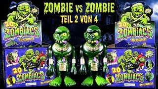 Blue Ocean &reg; Zombiacs &copy;&trade; ein zweites Display auspacken & Zombie Figuren vergleichen - Teil 2 von 4
