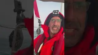 Long night. Accidental jibes, and no sleep. #sailor  #solosailor  #sailing #adventure #wind