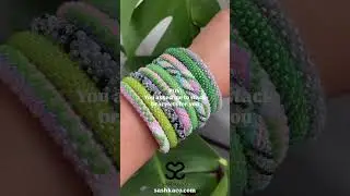Love to style these for you!💚 #sashkaco #bracelet #beadedjewelry #jewelry #handmade