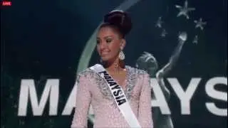 MISS UNIVERSE 2014 PRELIMINARY COMPETITION: SABRINA BENEETT (MALAYSIA) EVENING GOWN
