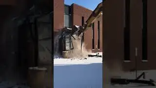 Demolition begins!