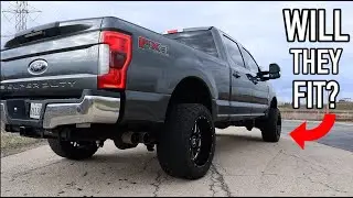 Will They Fit? 20x12's on a 2017 F250 With NO LIFT!