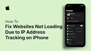 How to Fix Websites Not Loading Due to IP Address Tracking on iPhone