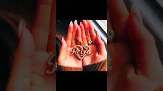 Priya name design| name design| profile picture | illustration #priya #aiimages #3dillustration #3d