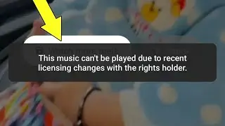 Fix This music can't be played due to recent licensing changes with the rights holder