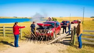 HOA President Used My Ranch as a Shortcut &mdash; Steel Bollards Ended It#hoa #viral #foryou #trending