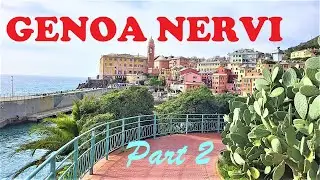 Genoa Nervi, Liguria, Italy (2) | A Walk from Anita Garibaldi Promenade to Piazza Duca Degli Abruzzi