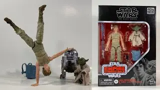 Star Wars Black Series Luke Skywalker & Yoda Dagobah Jedi Training Action Figure Review