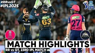 GT vs RR Highlights 2025   IPL 2025 Gujarat vs Rajasthan Highlights   GT vs RR 2025 Highlights