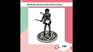 New at Figurines Star Jimi Hendrix Rock Iconz Guitar Hero nostalgia 2006 Limited Edition Statue