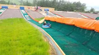 Tubing at Hillend Snowsports Centre