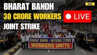 Bharat Band Live: Nationwide Trade Union Strike Disrupts Banks, Schools & Transport | India Bandh