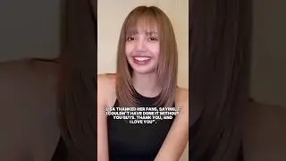 LISA'S MESSAGES AFTER WINNING BEST KPOP AWARD AT VMAs 2025. 😱 #lisa #lalisa #vmas