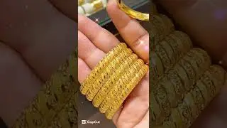 Dubai gold Bangles beautiful design ✨️
