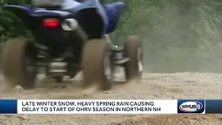 Late winter snow, heavy spring rain cause delay to start of OHRV season