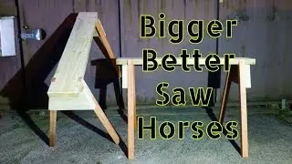 DIY Sawhorses made with NO NAILS OR SCREWS!!!