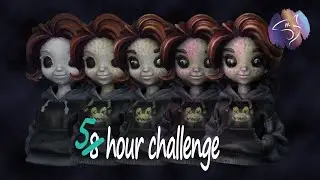 Eight Hour Challenge - I finished early on this mini-bust