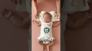👶 Baby Shaping Head Support Pillow | Comfort & Protection for Newborns 🌙