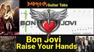 Raise Your Hands - Bon Jovi - Lead Guitar TABS Lesson