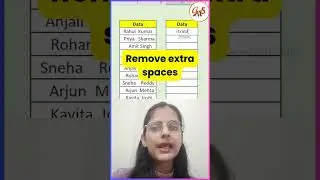 Data Cleaning in Excel 🔥 #excel