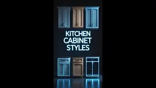 Kitchen Cabinet Styles #shorts