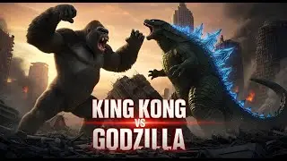 KING KONG 🦍 vs GODZILLA 🦖 #kingkong #godzilla #fight #animalfight