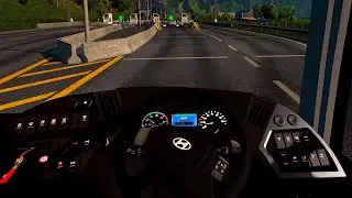 Hyundai Universe Noble - Euro Truck Simulator 2 [Logitech G29]