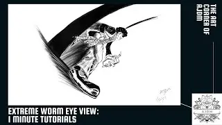 Extreme worm eye view in 1 minute