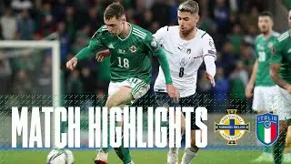 Highlights | Northern Ireland draw 0-0 with European champions Italy in Belfast #GAWA