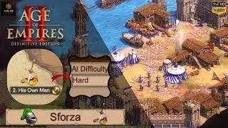 AoE2: DE - His Own Man #2 - Sforza Campaign Gameplay (Hard Difficulty)