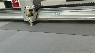 EOT Electric Oscillating Tangential Knife Tool to Cut Conveyor Belt Felt Mat #EOT #cut #felt #mat