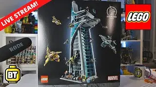 LEGO Marvel Avengers Tower (76269) Build LIVE