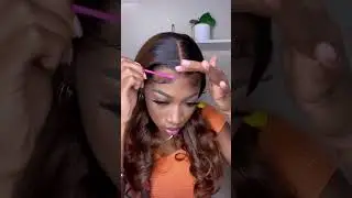 How to style a honey body wave😍 #idnhair #shorts #gluelesswig #lacefrontwig