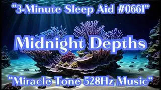 [3-Minute Sleep Aid #0661] Ultimate Rest for Astonishing Healing Effects [Miracle 528Hz]