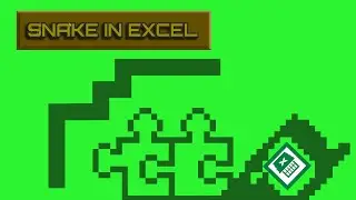 Pixel Art in Excel: Excel formula for Nokia mobile phone classic game Snake