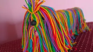 DIY with Me | How to make yarn /wool dog 🐕| Easy dog making with juice cups | Beautiful dog making|