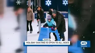 Ice skating at the Downtown Bellevue Ice Rink