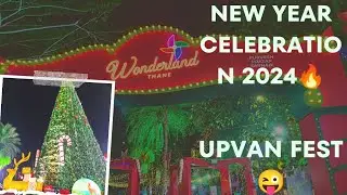 New year celebration 2k24 🔥|wonderland Thane🎊||upvan fest 🍻||TNF🔥||