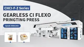 Live Demonstration of Gearless flexo printing press :2025 New Benchmark in Food Packaging Printing
