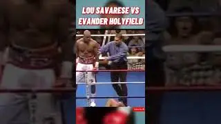 Evander Holyfield vs Lou Savarese &ndash; Brutal Comeback Fight Explained#boxing #boxinghistory #knockout