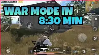 WORLD RECORD! WAR MODE WIN IN 8 MINUTES | B&E Gaming (pubg_mobile)